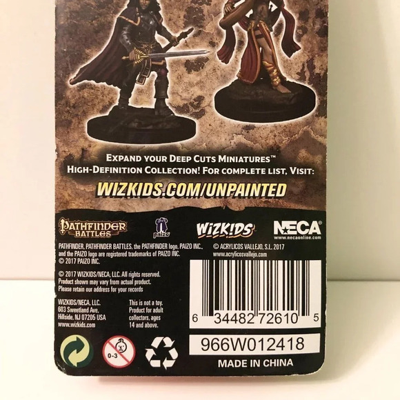 Pathfinder Battles Human Female Bard HD Unpainted Miniatures Deep Cuts - Picture 7 of 12